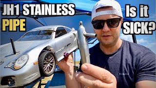 Viewer Sent me a Custom Pipe - NEW JH1 Stainless Steel Tuned Pipe Vs The Classic CVEC