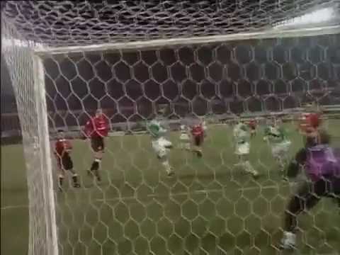 Peter Schmeichel World Class Save v Rapid Vienna