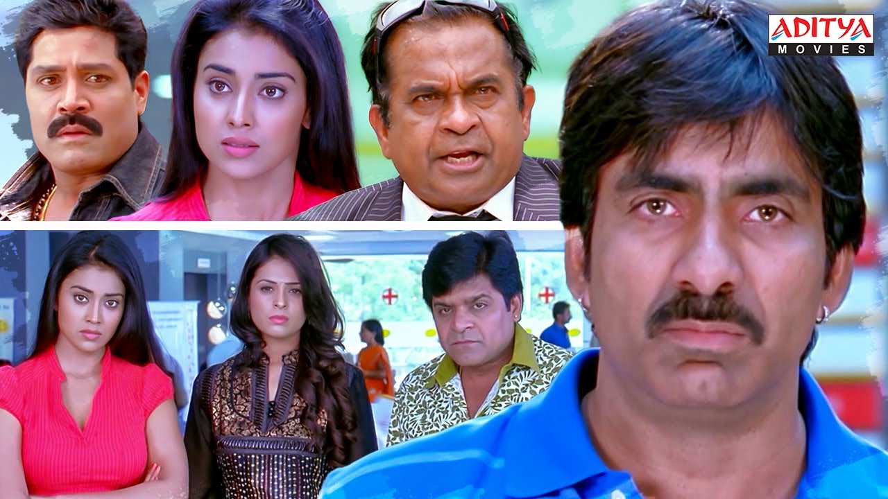 Ravi Teja Ka DUNIYA PE KABZA🔥| Sabse Bada Don Movie Scene | Shriya Saran | Brahmanandam