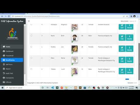 SAP Information System Using PHP/PDO OOP Free Source Code | SourceCodester