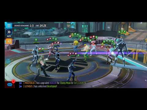Marvel Strike Force - 550k INH + $$ + RG vs 470k H4H + $$ in war - Unexpected success