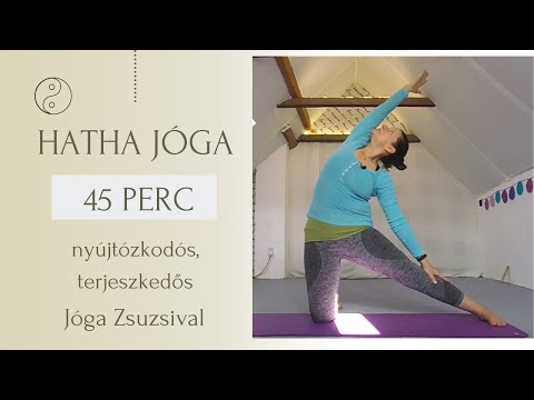 44 perc NYÚJTÓZKODÓS, TERJESZKEDŐS hatha jóga - Jóga Zsuzsival