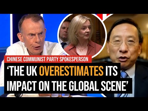 Is China a threat? Andrew Marr questions CCP spokesperson