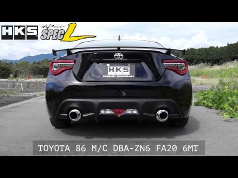 TOYOTA 86 / SUBARU BRZ 2016 HKS Hi-Power Muffler SpecL