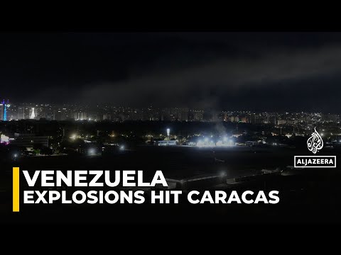Explosions in Venezuela: Low flying aircraft and explosions in Caracas