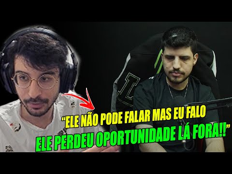 Revolta comentando sobre a TR3TA do Robô e a Pain