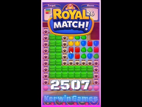 Royal Match Level 2507 - No Boosters Gameplay