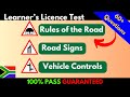 60 Learners Licence Test Questions Compilation Can You Pass 2024 Real Test