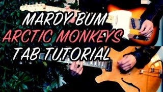 Mardy Bum - Arctic Monkeys ( Two Guitar Tab Tutorial &amp; Cover )