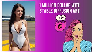 How to create AI ART images with STABLE DIFFUSION and sell them for 1MILLION DOLLARS