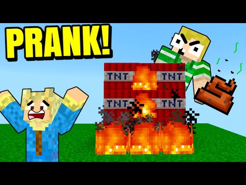 FARLIGSTE PRANK PÅ MIKKEL!! - Dansk Minecraft