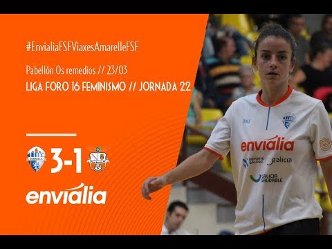 PARTIDO // JORNADA 22 // OURENSE ENVIALIA FSF - VIAXES AMARELLE FSF // 23/03 // (3-1)
