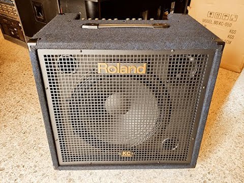 ตู้คีย์คีย์บอร์ด Roland รุ่น KC550 เสียงแน่นอิ่ม รีวิว : ร้านเพื่อนซื้อขาย โทร.081-307-5060