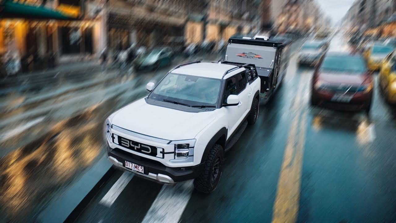 BYD SHARK TOWING TEST | 2.5T CARAVAN TOW REVIEW