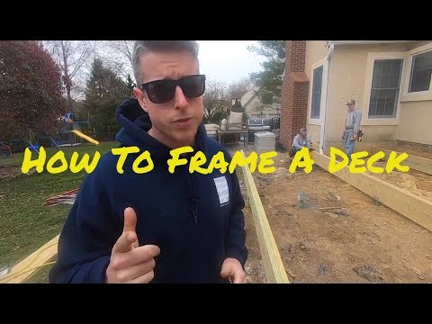 How To Frame A Deck - Tips and Tricks For a Successful Project