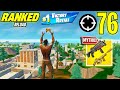 76 Elimination Solo Vs Squad Ranked RELOAD Gameplay Wins Fortnite Chapter 6 PS4 Controller
