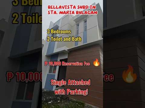 Bettina Model Turnover Unit! Bellavista Sta. Maria Bulacan #houseforsale #housetour #singleattached