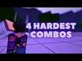 TOP 4 Hardest COMBOS In The Strongest Battlegrounds | #thestrongestbattlegrounds