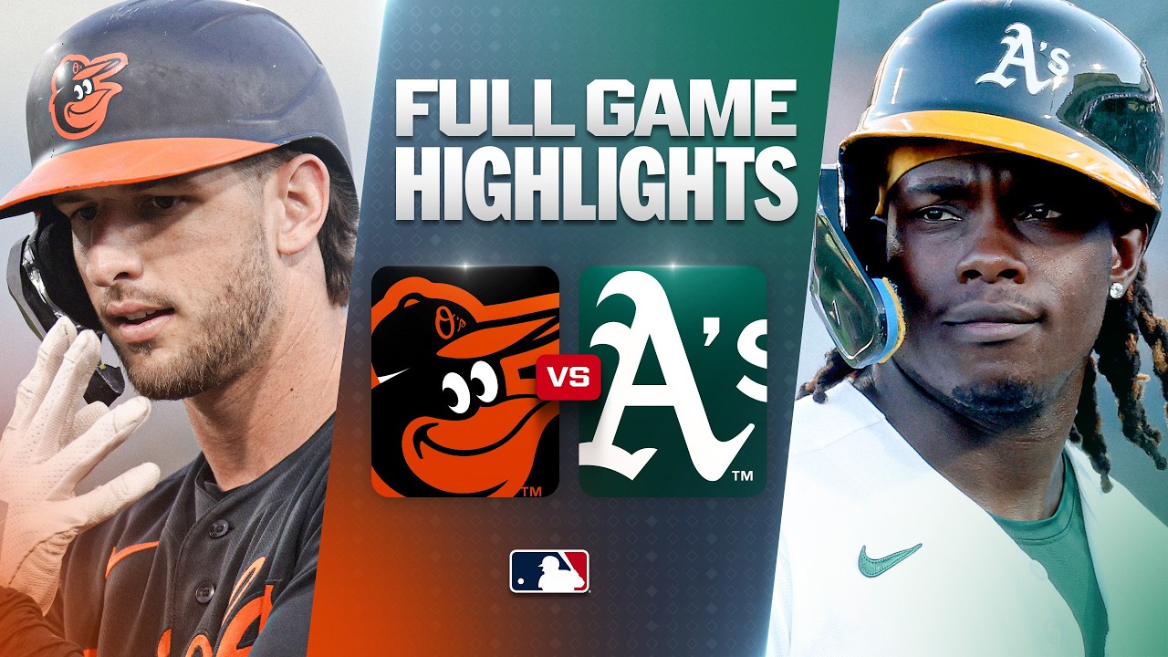 ORIOLES vs. ATHLETICS: Official Full Game Highlights (August 28) | 2026 MLB Season