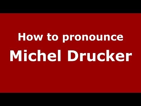 How to pronounce Michel Drucker (French/France) - PronounceNames.com