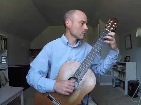 Patrick Rafferty (guitar): Les Adieux, op 21 by Fernando Sor