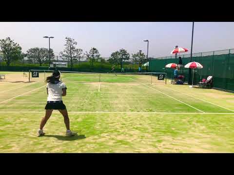 (本戦)久留米市ユー・エス・イーカップ国際女子テニス2018 Sakura HONDO vs Michika OZEKI