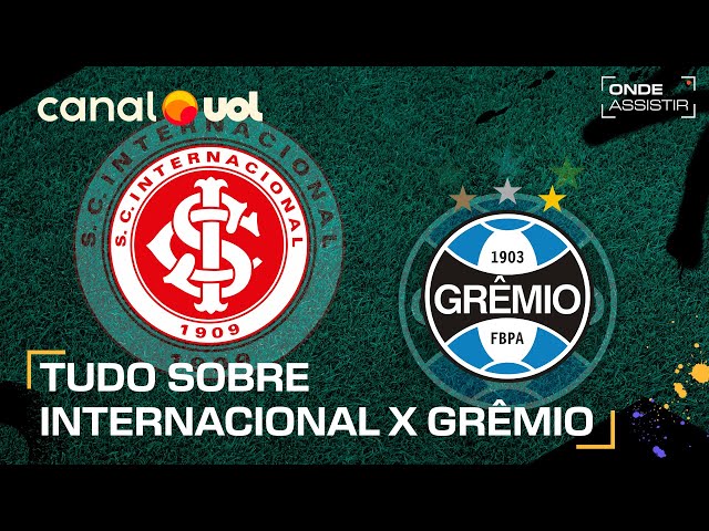 Transmissão ao vivo de Internacional x Grêmio: veja onde assistir