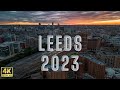 Leeds City 2023 - 4K Stock Drone Footage