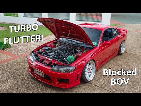 S15 SILVIA MAKES ALL THE TURBO NOISES! - Pod Filter Install