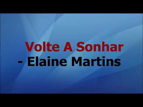 Volte a sonhar letra e voz