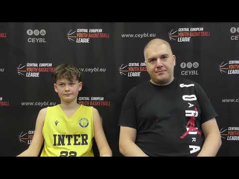 CEYBL U12, 31. 1. 2026, PRESS conference, Inter Bratislava - BK VIVIDBOOKS Pardubice