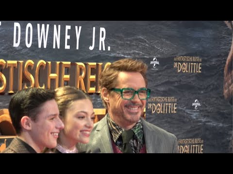 Robert Downey Jr. in Berlin | Dr. Dolittle Premiere  in 4K | Jan. 2020