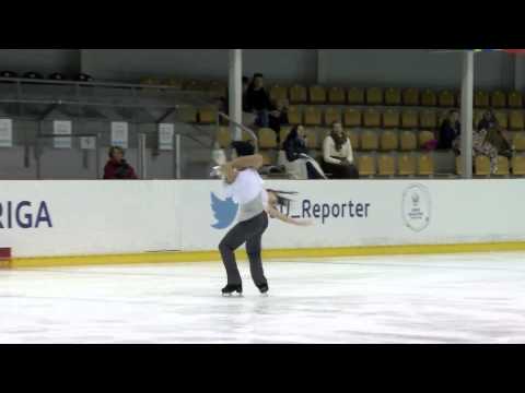 ISU 2015 Jr. Grand Prix Free Dance Riga Melinda MENG / Andrew MENG CAN