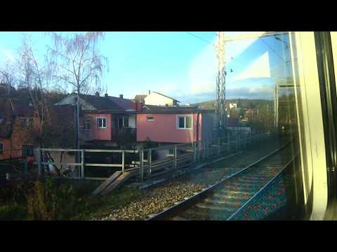 Jízda vlakem Brno - Blansko