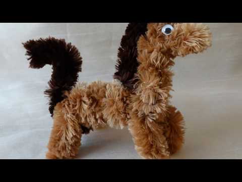 YouTube video about: How to make a horse out of pipe cleaners?