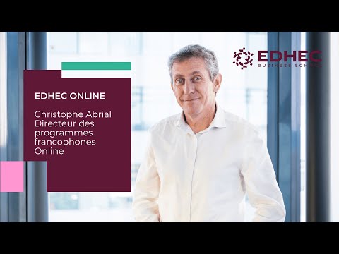 Discover EDHEC's Executive Master in Management Online with Christophe Abrial | EDHEC