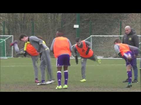 Andonline U19 Anderlecht - STVV warming-up by Pablo Morchon