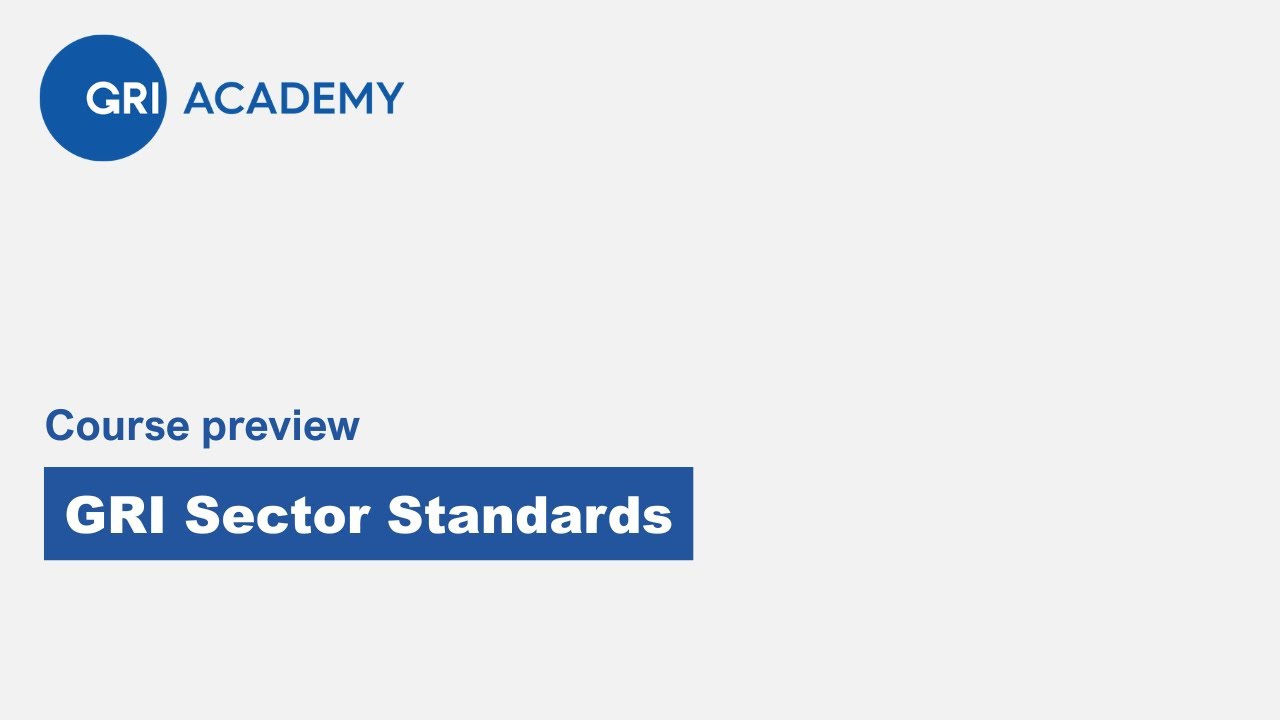 GRI Sector Standards