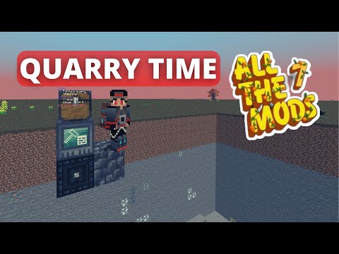 ATM7 Episode 7 - How To Send ONLY EXTRA RF To Quarry Wirelessly | Beginner Tutorial Guide To Modded