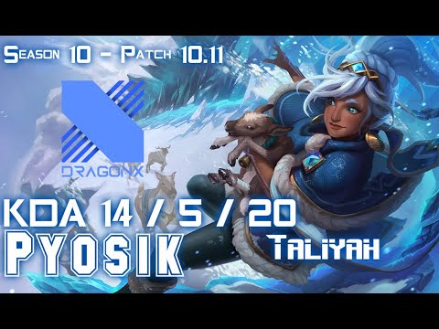 DRX Pyosik TALIYAH vs KARTHUS Jungle - Patch 10.11 KR Ranked
