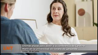 &Uacute;ltimas plazas para asistir a la conferencia de Carolina Mar&iacute;n en la Universidad de Verano de Lanzarote