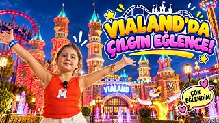 VIALAND'DA ÇILGIN EĞLENCE! 😱🎡 Çok Eğlendim! | İstanbul Vialand Maceram 💖