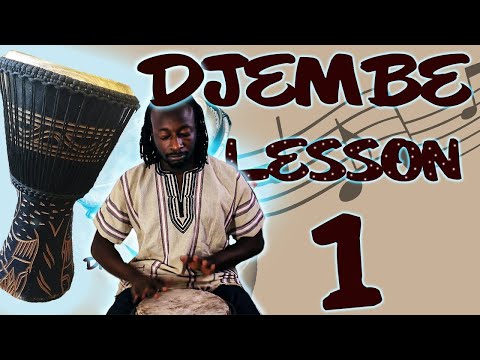 How to play African Drum (Djembe Tutorial One)