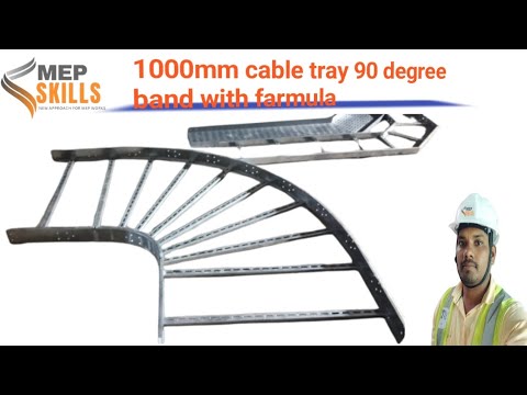 1000mm cable tray ka 90 degree bend | cable tray ka band kaise banaye