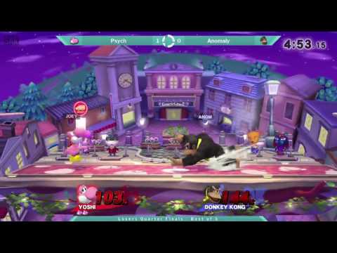 SOS36 Losers Quarters - Psych (Yoshi) vs Anomaly (Donkey Kong)