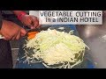 Vegetable Cutting In Indian Hotel Preparing Veggies For Chinese Menu