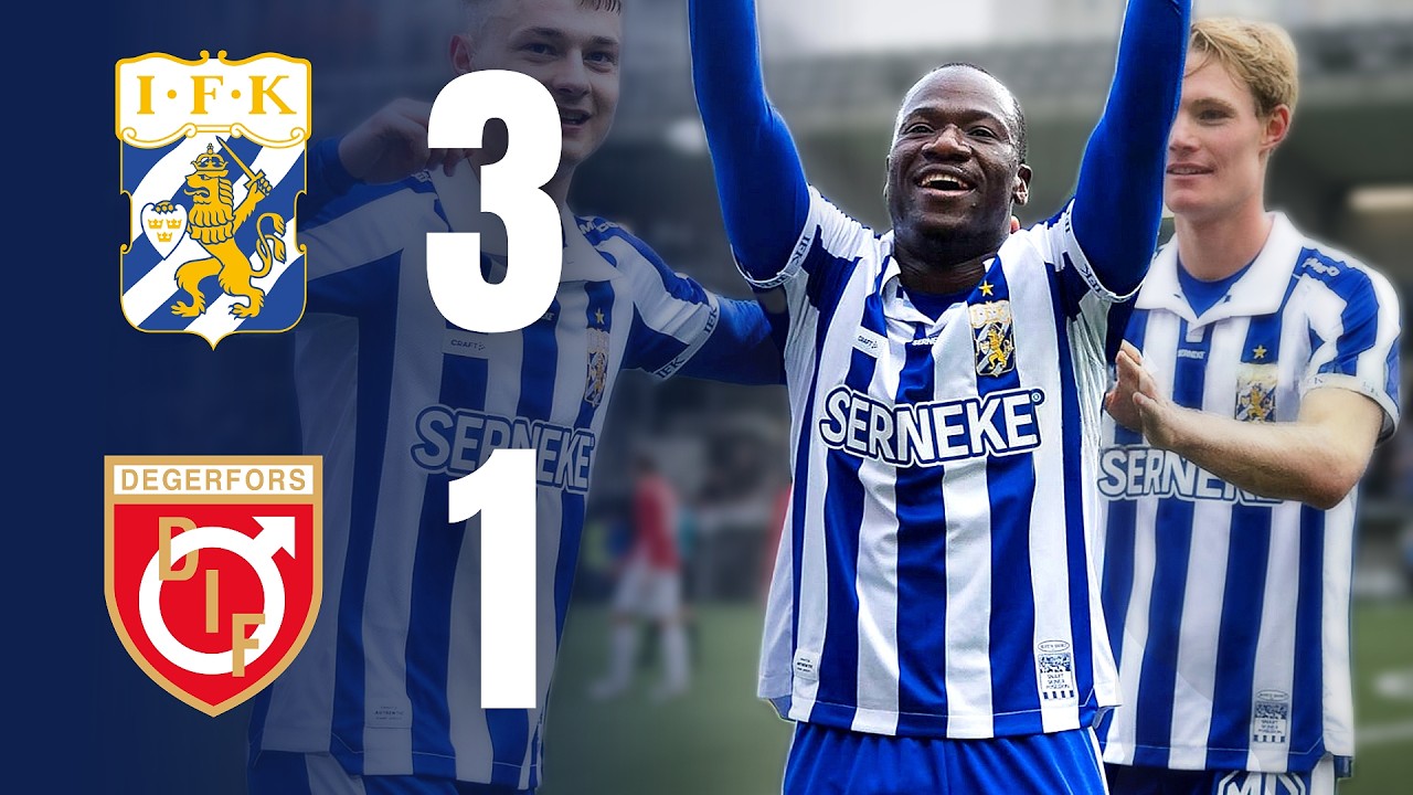 IFK Göteborg vs Degerfors IF Highlights