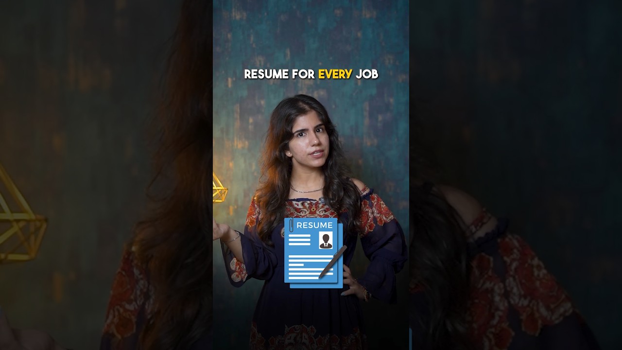 How to Customize Your resume for every Job Role (Easiest Way) #resume #jobs #cv