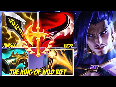 THE KING OF WILD RIFT WITH YASUO - WHY IS YASUO JUNGLE SO STRONG?!