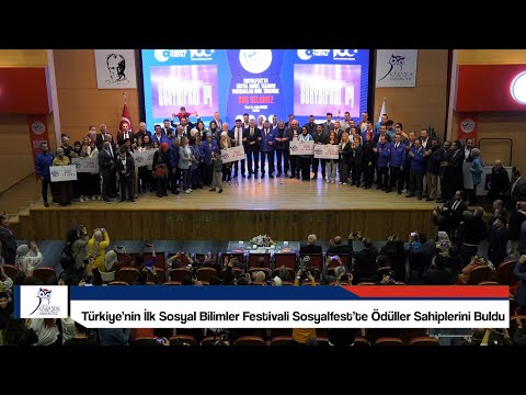 Türkiye’nin İlk Sosyal Bilimler Festivali Sosyalfest’te Ödüller Sahiplerini Buldu